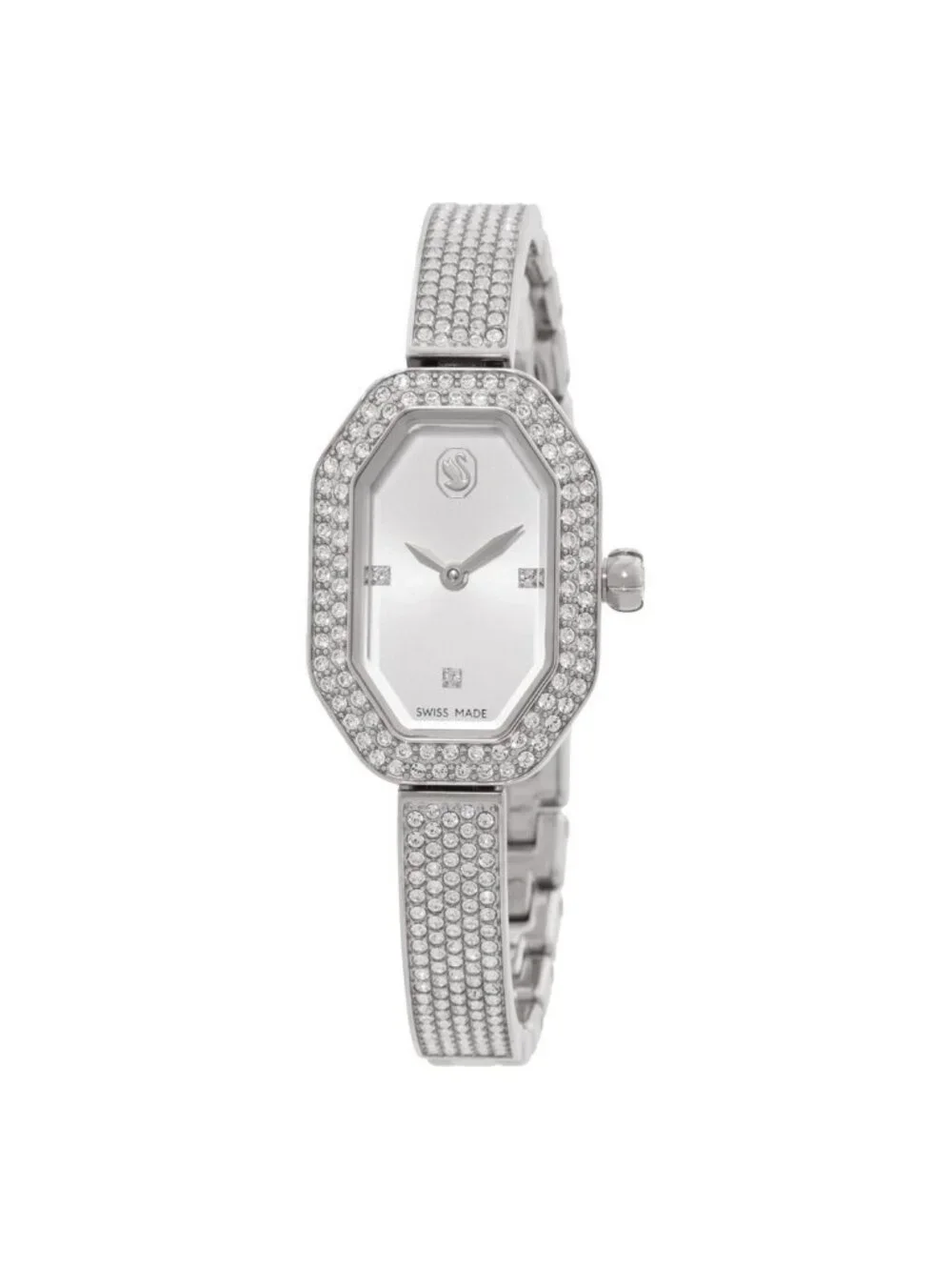 NWT Swarovski Dextera Bangle Quartz Crystal Ladies Watch